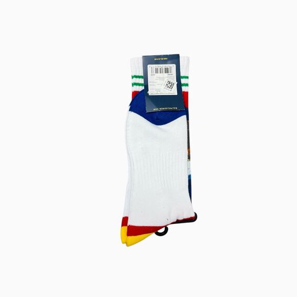 Polo Ralph‎ Lauren Big Water Kayak Ride Racing Crew Socks - Picture 3 of 4